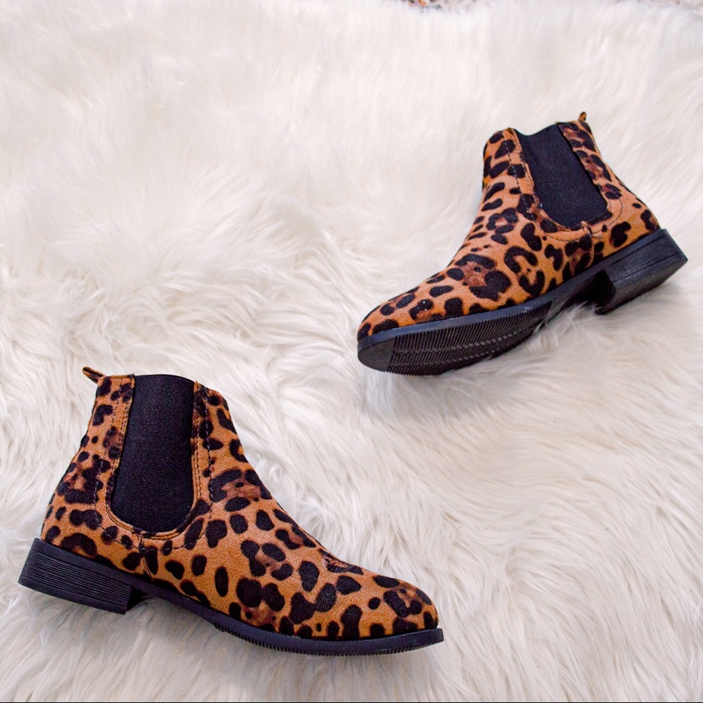 ASOS cheetah pattern Chelsea boots